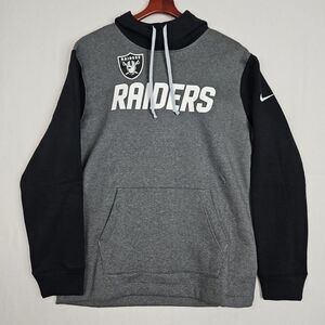 Nike Las Vegas Raiders Hoodie Men's Size Medium NFL Pullover‎ Sweatshirt New